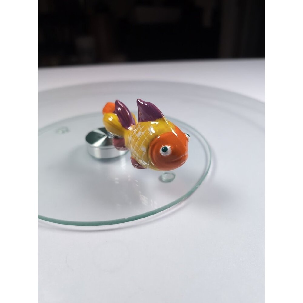 Ceramic Terra-cotta Multi Coloured Fish Figurine